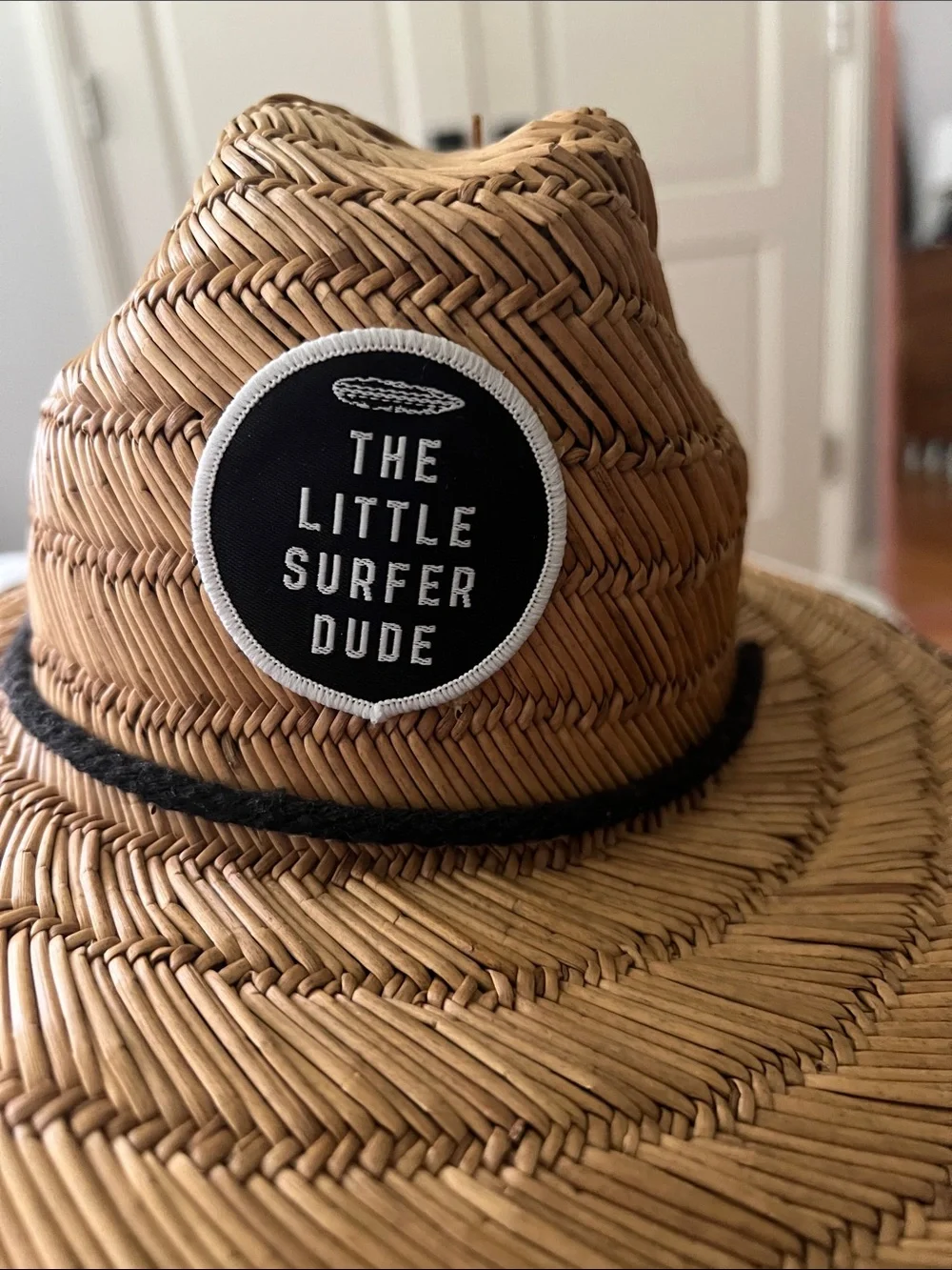 Little Surfer Dude Kids Straw Sun Hat